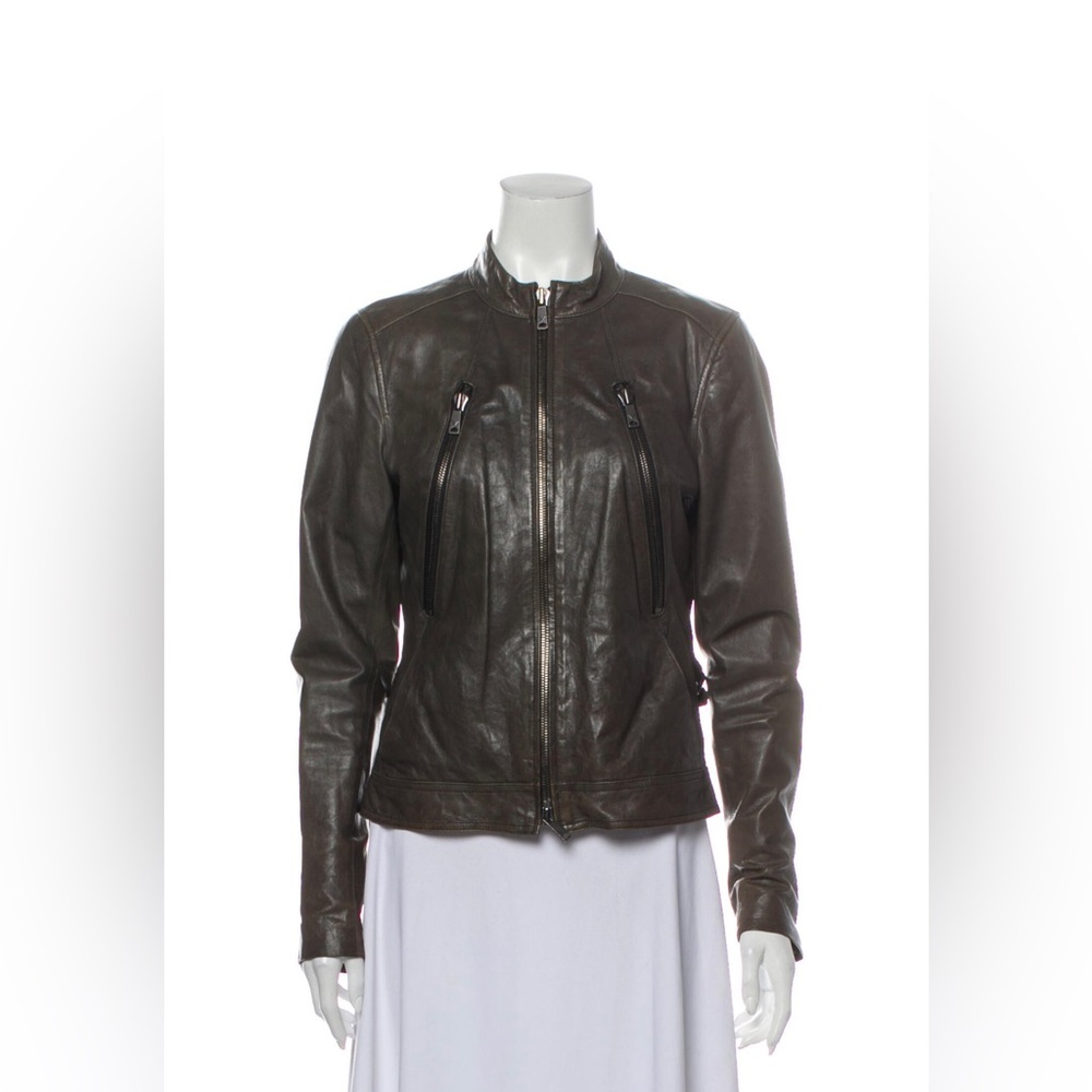 Vince leather biker jacket